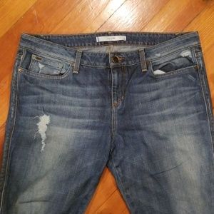 Joe's Jeans Jeans - Joe's Jeans Ripped Knees Medium Wash Skinny, Sz 33 Joe's Jeans Jeans - Joe's Jeans Ripped Knees Medium Wash Skinny, Sz 33